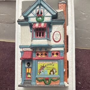 Charming Holiday Village Beauty Salon Decor